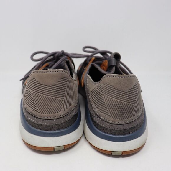 Olukai Mio Li Men's Sneakers US 10 Gray/Lava Rock Mesh Lace Up - Picture 4 of 5